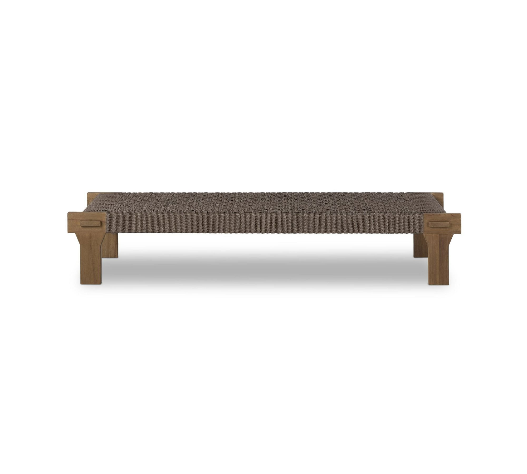 Mercy Teak Rectangular Outdoor Coffee Table (77")