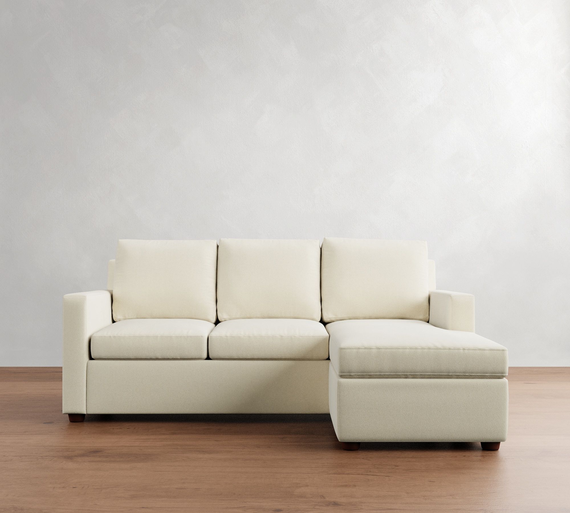 Cameron Modern Square Arm Reversible Sleeper Chaise Sectional (86") - thumbnail 3