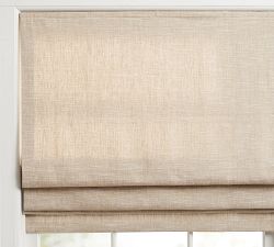 Custom Emery Linen Roman Light Filtering Shade