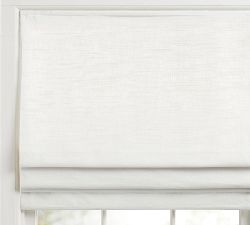 Custom Emery Linen Roman Light Filtering Shade