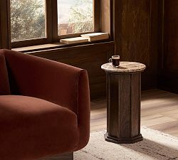 Thadeus Marble End Table (11")