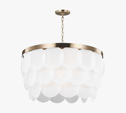 Breeland Round Glass Pendant (30")
