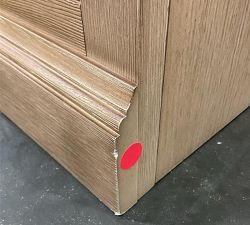 Open Box: Aubrey Modular Media Cabinet Door Base Right (18"W x 36"H) - Seadrift