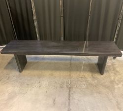 Open Box: Cayman Dining Bench (70") - Warm Black