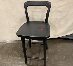 Open Box: Cline Swivel Counter Stool (24") - Charcoal