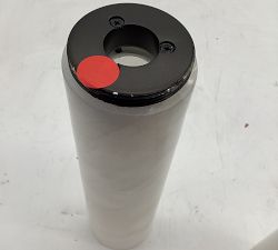 Open Box: Frances Alabaster Double Tube Sconce (22") - Matte Black