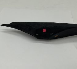 Open Box: Hand-Carved Flock of Bird Objects, Set of 3 - Black