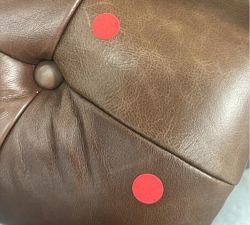 Open Box: Hensley Leather Desk Chair - Sonoma Coco, Amber Ash