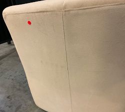 Open Box: Hyde Swivel Chair - Performance Everydayvelvet™ Camel