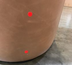 Open Box: Layton Leather Dining Chair - Leather Churchfield Taupe