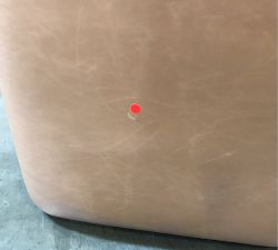 Open Box: Layton Leather Dining Chair - Leather Churchfield Taupe