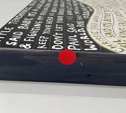 Open Box: Legends Wall Art (46"W x 23"H) - Black