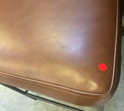 Open Box: Maison Leather Counter Stool (24") - Signature Maple, Antique Bronze