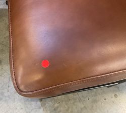 Open Box: Maison Leather Counter Stool (24") - Signature Maple, Antique Bronze