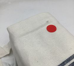 Open Box: Riviera Striped Roman Blackout Shade (36"W x 64"L) - Navy