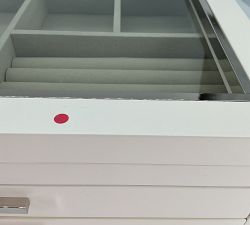 Open Box: Stella Jewelry Box, Large - Dutch White