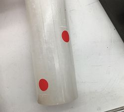 Open Box: Frances Alabaster Double Tube Sconce (22") - Matte Black