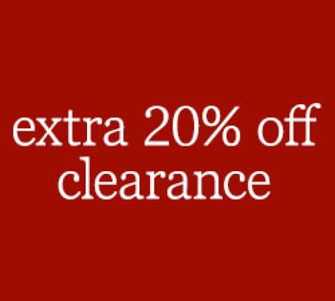 Shop All Extra 20% off Select Sale &amp; Clearance