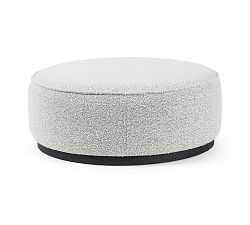 Open Box: Arroyo Round Upholstered Ottoman, Large (36") - Domino