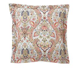Open Box: Florentine Paisley Percale Sham, Euro, Set of 3 - Multi