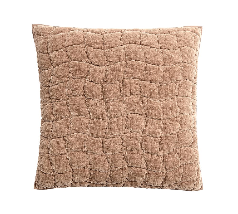 Cozy Cloud Quilted Sham - Rosewood, Euro