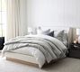 Jake Upholstered Wood Base Platform Bed