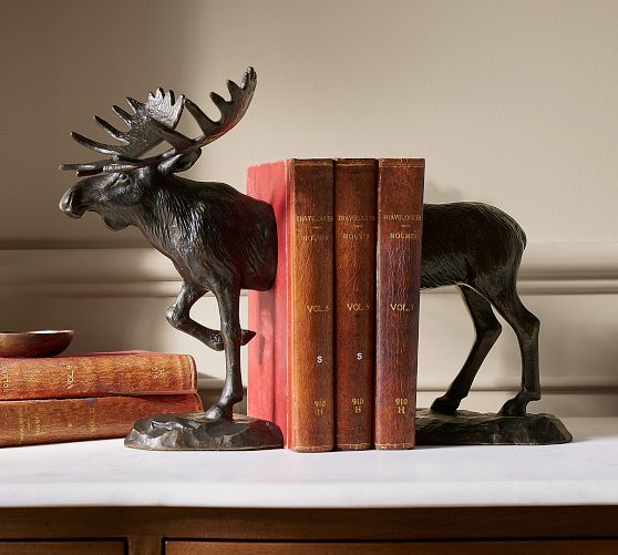 Moose Bookends - set of 2