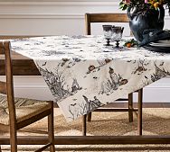 Midnight Manor Embroidered Cotton Table Throw thumbnail 2