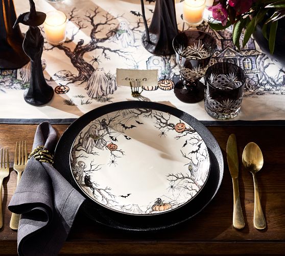 Midnight Manor Stoneware Dinner Plate