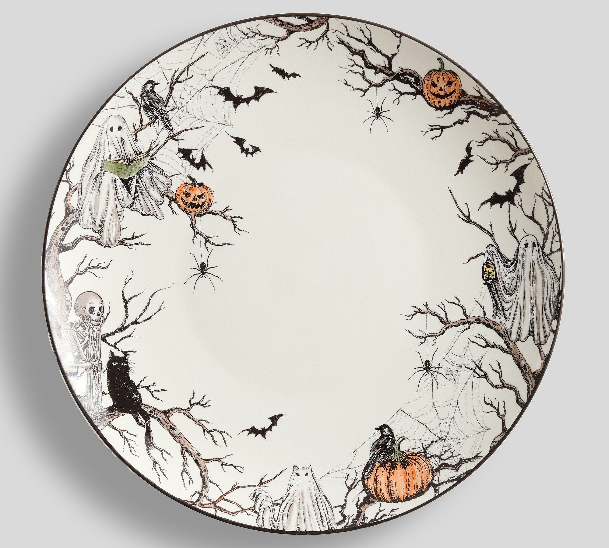Midnight Manor Stoneware Dinner Plates