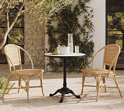 Round Pedestal Outdoor Bistro Table (30")