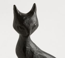 Sculpted Bronze Cat