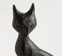 Sculpted Bronze Cat