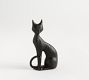 Sculpted Bronze Cat