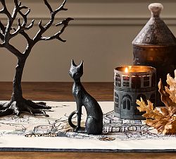 Sculpted Bronze Cat