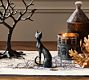 Sculpted Bronze Cat