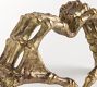 Brass Skeleton Heart Object