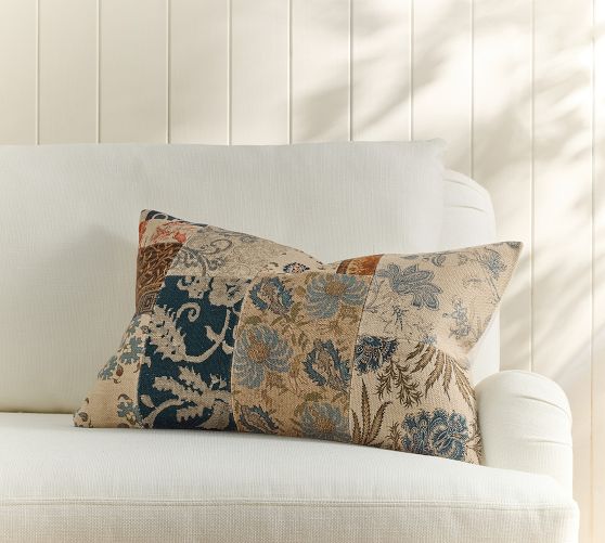 Valentina Patchwork Lumbar Pillow Cover