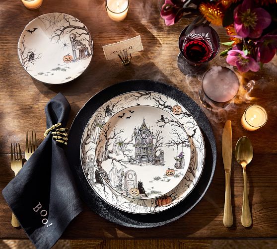 Midnight Manor Stoneware Salad Plate