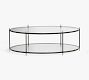 Marlette Oval Glass Coffee Table (51.5")
