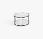 Marlette Oval Glass Coffee Table (51.5")