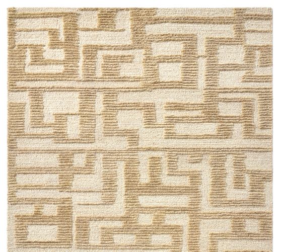 Wells Tufted Wool Rug by Pottery Barn