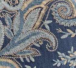 Francis Embroidered Lumbar Pillow Cover