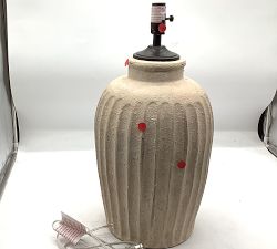 Open Box: Anders Tall Table Lamp Base Only (31") - Rustic White