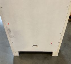 Open Box: Aptos Entry Cabinet (25") - Sandwash, Antique Brass