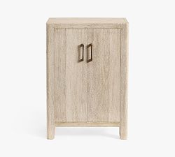 Open Box: Aptos Entry Cabinet (25") - Sandwash, Antique Brass