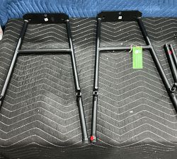 Open Box: Atticus Counter Stool (24") - Light Honey, Black