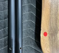 Open Box: Atticus Counter Stool (24") - Light Honey, Black