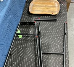 Open Box: Atticus Counter Stool (24") - Light Honey, Black