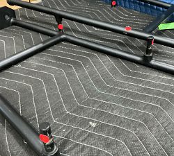 Open Box: Atticus Counter Stool (24") - Light Honey, Black